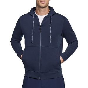 Hackett London HS Travel HDY FZ Hoodie voor heren, blauw (marine), XL, Blauw (zwart), XL