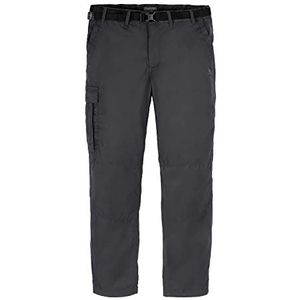 Craghoppers Expert Kiwi op maat gemaakte broek met 9 zakken, waterafstotend, insectenwerend en zonwerend, perfect voor buiten, wandelen, trekking en kamperen., Carbon Grey, 30W