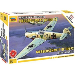 Zvezda 500787302-1:72 WWII Duitse jachtvliegtuig Messerschmitt BF-109F2