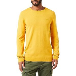 s.Oliver Gebreide trui voor heren, geel, XL