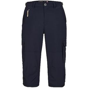 Sportief - Driekwartbroek - Navy - Polyester/Elastaan - Verstelbare Tailleband