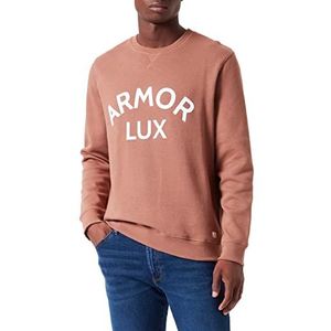 Armor Lux Sweatshirt rdc Erbe Bio, Praline/Armorlux, XL heren