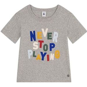 Petit Bateau T-shirt voor jongens, kittens uit china, 3 Jaren