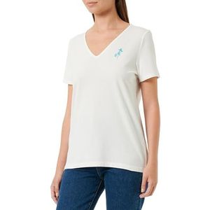 s.Oliver T-shirt voor dames, korte mouwen, wit, maat 38, wit, 38