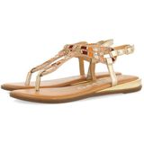 GIOSEPPO Palatka - Sandalen - Goud - Leer - Met Kleurrijke Stenen