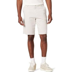 Amazon Essentials Heren Slim-Fit 11"" Flat-Front Comfort Stretch Chino Short, Stone, 40