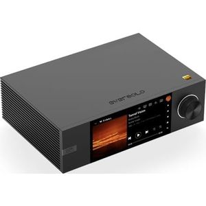 Eversolo DMP-A6 Streamers, Alles-in-één versterker en netwerkspeler, MQA Full Decode, XMOS316 DSD512 PCM768kHz/32Bit Bluetooth 5.0 aptX HD, 6 ''HD touchscreen, exclusieve app, muziekservice en