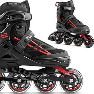 Movino Cruzer B2 Inline Skates, verstelbaar, maat 38-41, binnenzoollengte 24-26 cm