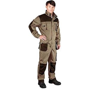 Leber&Hollman LH-FMN-O_BE356 vormen beschermpak, beige-bruin-zwart, 56 maat