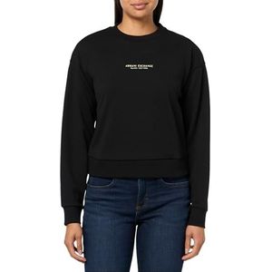 AIX Armani Exchange - XW001451AF10830MC021 - Sweatshirt - Zwart - Regular Fit - Katoen - Lange Mouwen