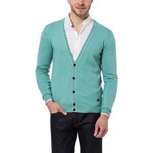 James Tyler Heren Vest in modieuze kleuren, Turquoise, naden binnenstebuiten, L