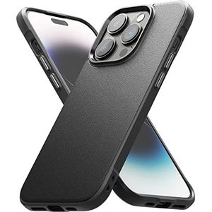 Ringke Onyx Compatibel met iPhone 14 Pro (6.1'') Case, Robuust Duurzaam Schokbestendig TPU Hoesje - Black Zwart