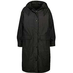 Studio Untold dames regenjas, zwart, 46/grote maten