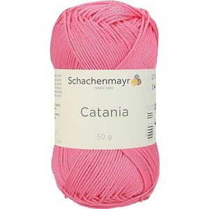 Schachenmayr Catania 9801210-00225 - Handbreigaren, haakgaren, 100% katoen, roze (11,5 x 5,2 x 6 cm)