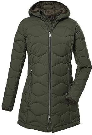 G.I.G.A. DX by killtec - Gewatteerde Parka - Olijfgroen - 100% Polyester - Waterafstotend, Ademend, Winddicht