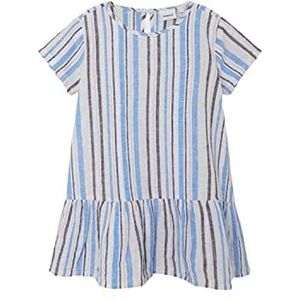 NAME IT Girl's NMFFESOL SS Dress Jurk, All Aboard, 92, All Aboard, 92 cm