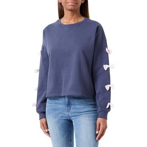 blonda Dames sweatshirt 12602740-BL01, donkerblauw, L, donkerblauw, L