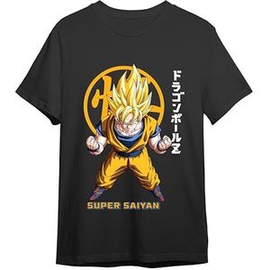 Dragon Ball Z - Goku Super Sayan - T-shirt - Grijs Jaspeado