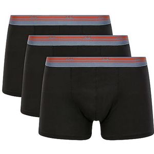 Dim Boxershorts voor heren, klassiek, katoen, stretch, comfort en ondersteuning, 3 stuks, Zwart, M