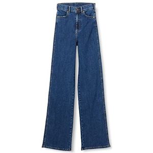 Dr. Denim Moxy Straight Jeans voor dames, Pyke Plain Donkerblauw, (S) W / 32L