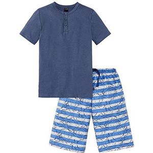 Schiesser jongens tweedelige pyjama Teens pak kort