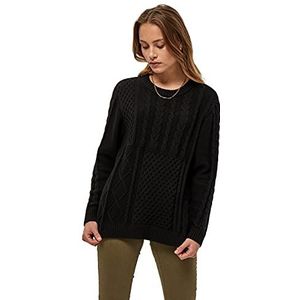 DESIRES Dames Elva Pullover Sweater, Zwart, S