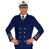 Widmann - Kostuum Admiral kapiteinsjack, jasje, matroos, kapitein, themafeest, carnaval