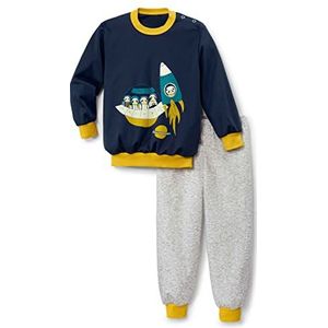 CALIDA Unisex Baby Toddlers Astronaut Pyjamaset, Peacoat Blue, 80 cm