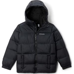 Columbia Jeugd Unisex PuEffect Hooded Jacket Hooded Puffer Jacket, Zwart, XXS