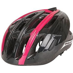 POLISPORT 8742800005 - Mountain Pro Fietshelm voor heren en dames Verstelbaar Maat L (58-61cm) met afneembaar vizier en CE keurmerk in kleur Zwart/Rood