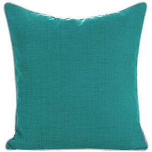 Eurofirany Garden Kussenhoes voor buiten, 1 stuk, waterdicht, voor bankkussens, waterdicht, sierkussen voor de tuin, 45 x 45 cm, turquoise 3