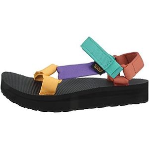 Teva Midform universele damessandalen, Heldere Retro Multi, 42 EU