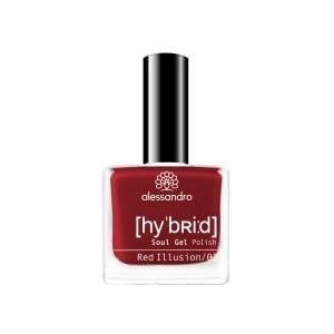 alessandro HYBRID Lak Red Illusion - Rood Toon - In slechts 3 stappen - perfecte nagels zonder LED -tot 10 dagen houdt! 8 ml