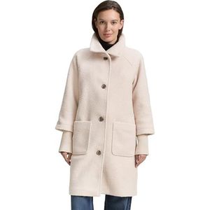 Tom Tailor - Bouclé Jas - Met Opstaande Kraag