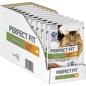 Perfect Fit - Senior - Kattenvoer Nat - kalkoen - maaltijdzakjes 12 x 85g