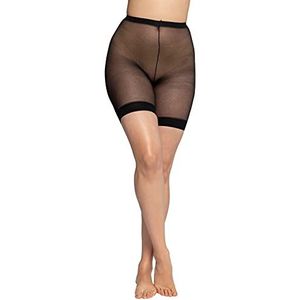 Ulla Popken Dames panty functioneel ondergoed, 80 cm, zwart, 58-60