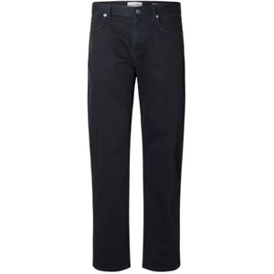 SLH196-STRAIGHTSCOTT 3431 GEKLEURDE NOOS, navy, 31W / 32L