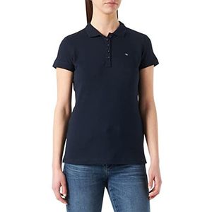 TOM TAILOR Dames Basic Piqué poloshirt 1032094, 10668 - Sky Captain Blue, XS