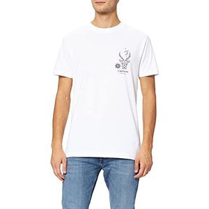 Mister Tee Astro Capricornus T-shirt voor heren, wit, S