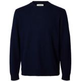 Selected - Relaxed Fit - Gebreide Trui - 100% Merinowol - Ronde Hals - Lange Mouwen