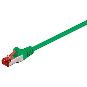 MicroConnect SSTP CAT6 15 m - netwerkkabel (mannelijk/mannelijk, groen, CAT6)