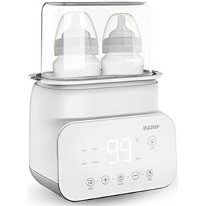 Neno® VITA 5-in-1 babyfles-sterilisator en warmer, regelbare stoomsterilisator voor babyflessen, 4 bedrijfsmodi, snel en eenvoudig te bedienen