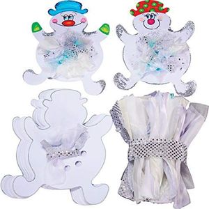 Springboard Tactile Snowmen Kerstmis Craft Activity Pack (Pack van 30)