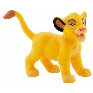 Bullyland 12254 - Speelfiguur Jonge Simba uit Walt Disney De Koning der Leeuwen, ca. 4,7 cm, detailgetrouw, ideaal als klein cadeau voor kinderen vanaf 3 jaar