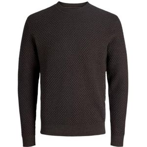 JACK & JONES Jprblubarkley Knit Crew Neck Ch, chocolate brown, XS