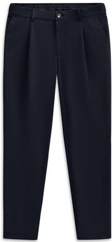 Bugatti - Pantalon - Blauw - Plis aan de Taille - Coupe Ample