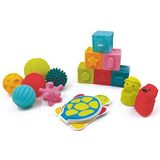 LUDI - Sensorische badset 16 stuks speelgoed (30054)
