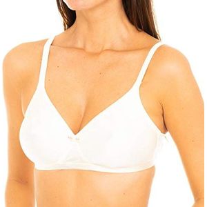 Playtex Satiny Microfiber Sujetador Sin Aros BH zonder beugel dames, ecru (Marfil 898), 85C