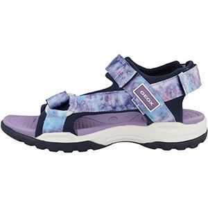 Geox J Borealis Girl sandalen voor meisjes, Navy Violet, 26 EU