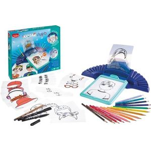 Maped - Kinderhandwerk - Avatar Studio - creatieve collectie - lichtbox om in te kleuren - inclusief tekenmachine met licht en 36 sjablonen om in te kleuren - Avatars inkleuren